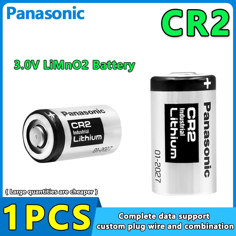 

Panasonic CR2 CR15H270 Rangefinder 3V Lithium Manganese Battery Polaroid mini 25 Camera Printer Disc Brake Lock GPS Security