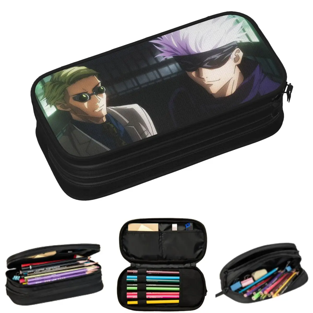 

Пеналы Nanami Kento Anime Gojo Satoru JJK Nanamin для студентов, подарочные пеналы-коробки, пеналы-косметички большой вместимости