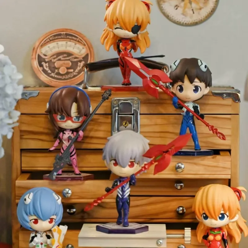 Nouveauté 2026 TopToy EVA EVANGELION Blind Box Figurine Anime Ornement de Bureau Collection Personnalisée Cadeau d'Anniversaire pour Fille En Stock