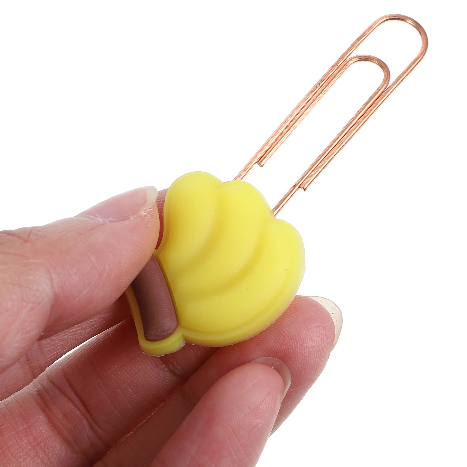 20 قطعة الإشارات المرجعية الفاكهة مقاطع الورق المعدنية لطيف الكرتون علامات الصفحة لمكتب دراسة مجلة وثيقة كليب غرفة القرطاسية