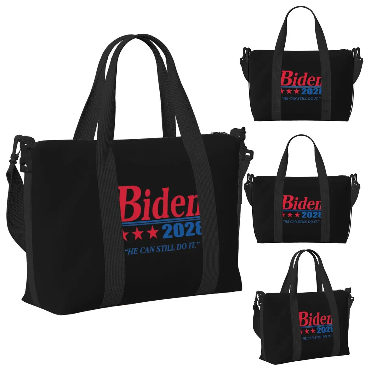 

Biden 2028, пляжная дорожная сумка, большая вместительная сумка для тренажерного зала, йоги, женская дорожная сумка для покупок, сумка на плечо