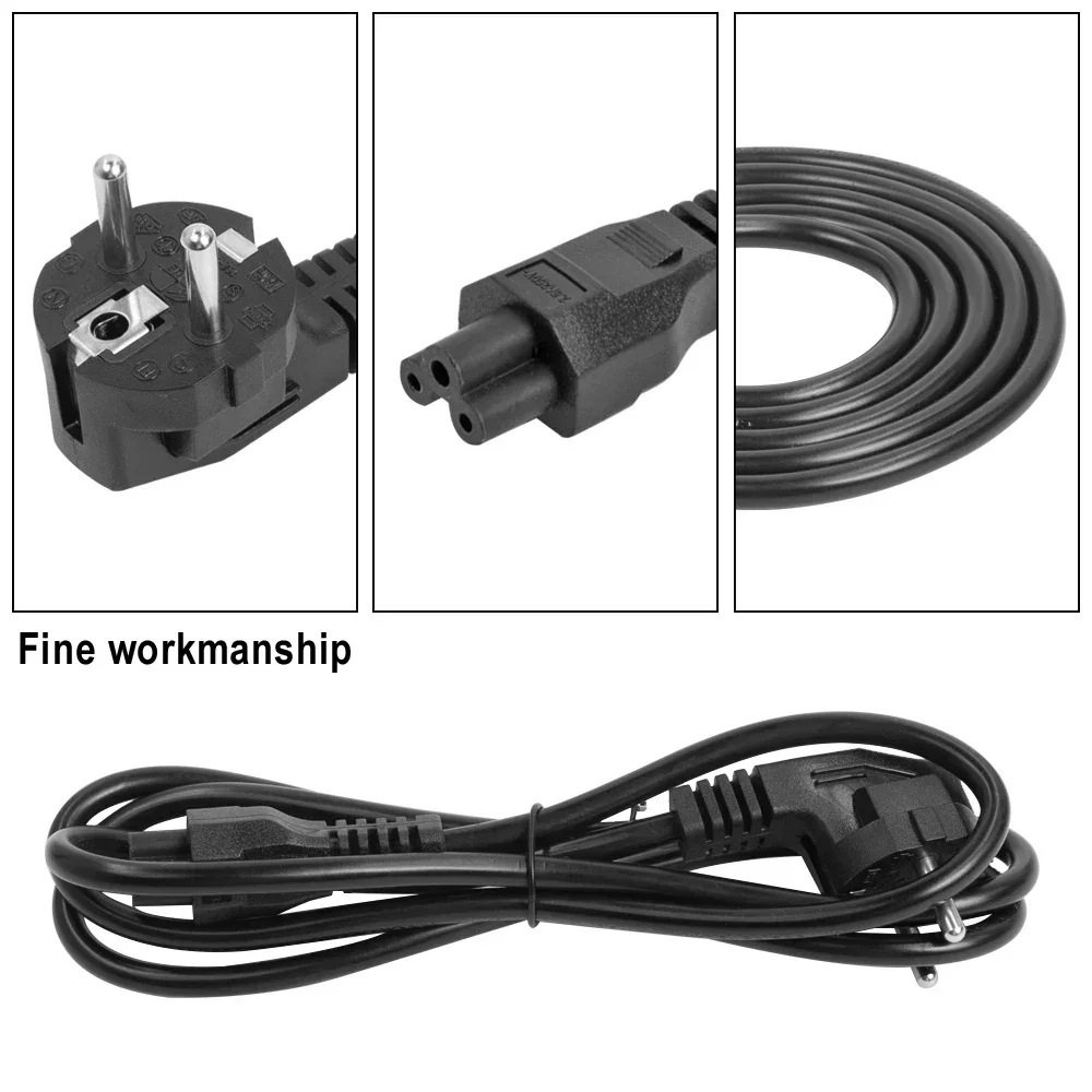 Ladekabel für Ninebot MAX G30 G30D/LP/LE G65 G2 Elektroroller Ladeleitung US UK EU Stecker Batterie Strom Ladekabel – Detail 5