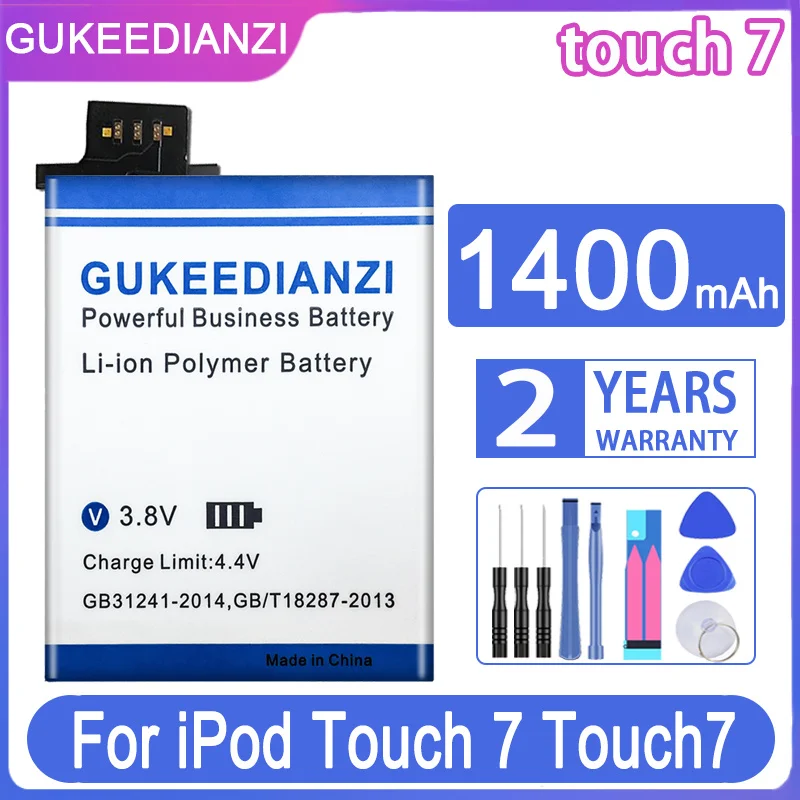 

Для iPod Touch 7 Touch7 A1574, Touch 7, 1400 мАч, портативный медиаплеер, аккумулятор