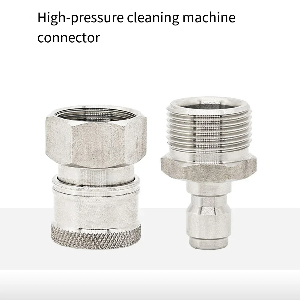 Quick Attachment Connector Stainless Steel Connector Robust Material Construction Versatile Compatibility Highpressure