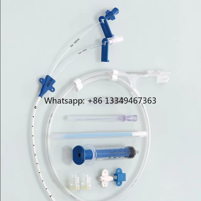 Disposable Medical Pigtail Double Lumen Central Venous Stent Catheter