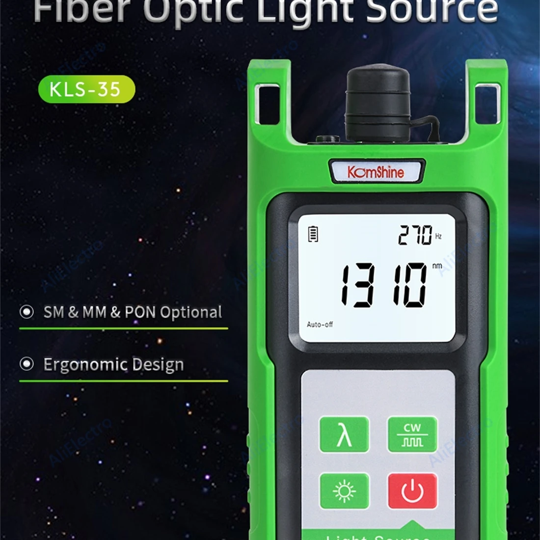 KLS-35-S Optic fiber light source 850/1300/1310/1550nm handheld Laser Source same as JDSU Light Source free ship