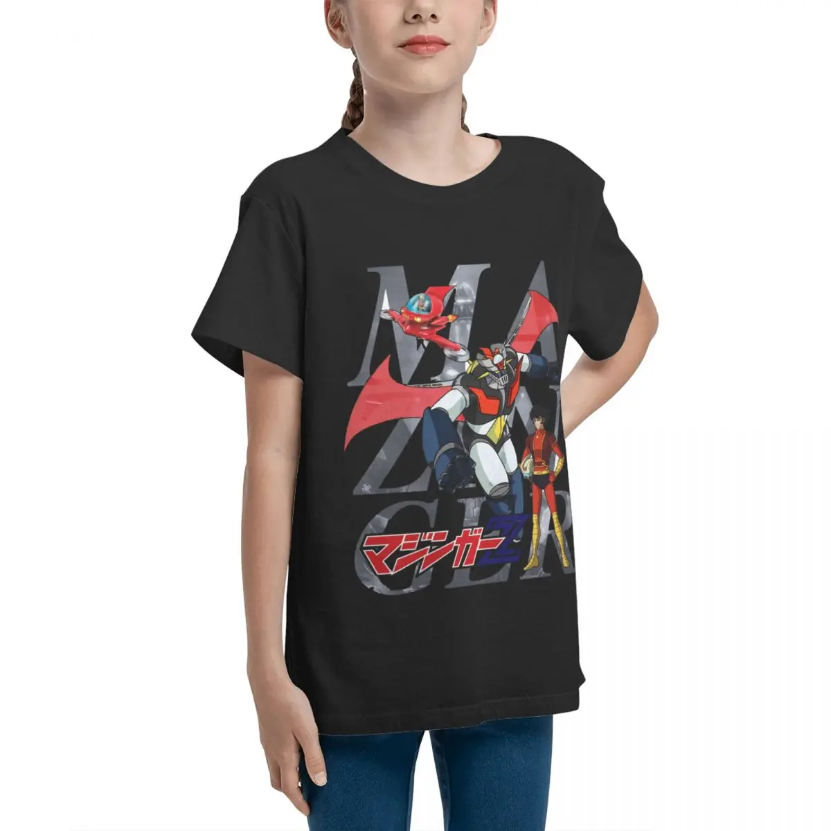 Teeanger MAZINGER Z Robot Pilot Pilder Essential For Sale Basic Short Sleeve T-Shirt Funny Novelty Harajuku Tshirt Graphic