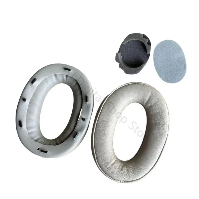 96BA 1 Paar Ersatz Ohr Pad für MDR-1000X Bluetooth-kompatibel On-Ear-Kopfhörer Weiche Ohr Kissen Schaum Abdeckung – Detail 3