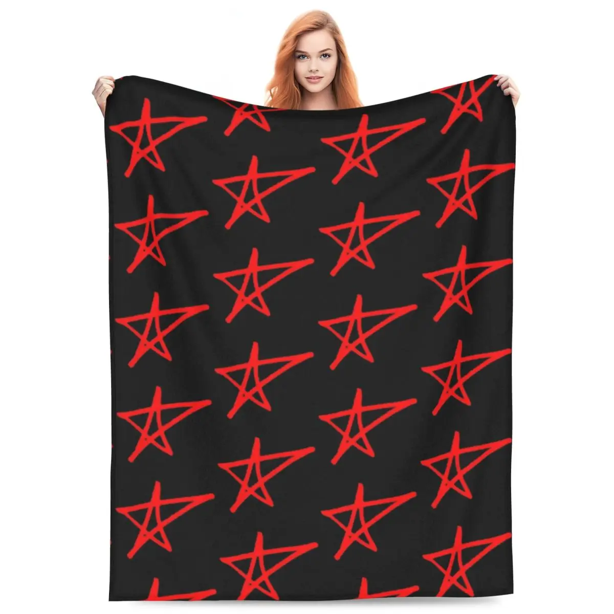 

Avril Lavigne Star Blankets Fleece Sofa Throw Blanket Warm Throw Blankets for Couch Bedding Outdoor Throws Bedspread Quilt