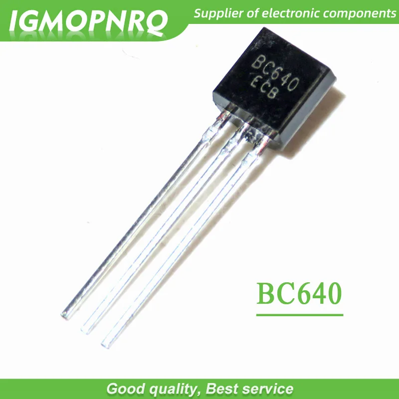 100 pz BC639 BC640 BC546B BC547B BC548B BC556B BC557B BC558B BC559B transistor triodo in linea TO-92 0.1A IC nuovo