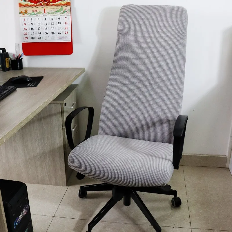 Dehnbarer Gaming-Stuhlbezug Büro-Computerstuhl-Abdeckung Staubdichter Sesselüberzug Elastischer Möbelschutz für Zuhause