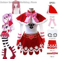 Anime Perona Cosplay Costume Soul Fruit Princess Sexy For Woman Wigs Shawl Skirt Halloween Red Christmas Clothes Uniform Suit