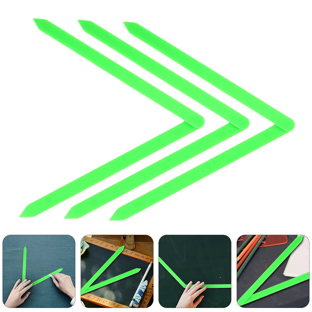 

3 Pcs Magnetic Teaching Aids Maths Angle Demonstrator Blackboard Plastic School Mathematics Number