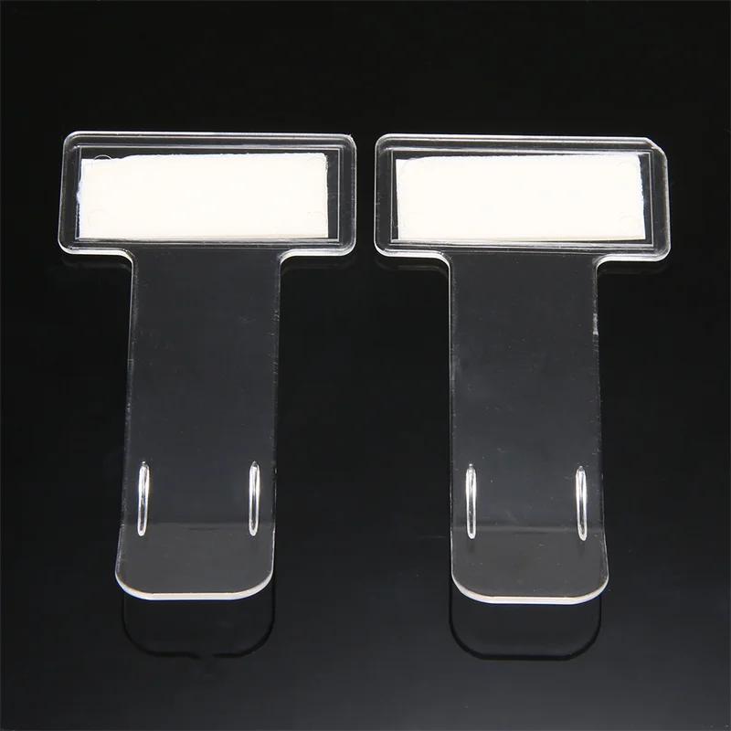 Transparent Car Vehicle Parking Ticket Receipt Permit Card Holder Clip Sticker Windscreen Plastic Universal Car Accessories