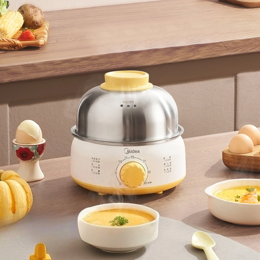 

Мини-домашняя яйцеварка и пароварка — многофункциональная, с автоматическим отключением питания, таймер, нержавеющая сталь для детского питания