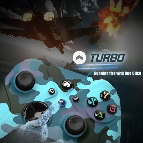 Imagen 2 del producto Controlador inalámbrico Wifi para Xbox One Series X/S Pc Gamepad con Sensor giroscópico de 6 ejes, Joystick de efecto Hall de vibración Dual