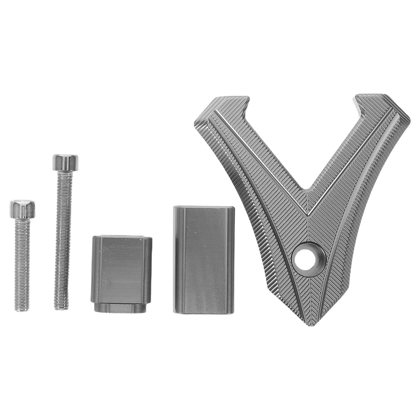 

1 Set Motorcycle Front Hook Heavy Duty Aluminum Alloy Electric Scooter Luggage Hanger Universal Fit Anti-Wind Design For Bags