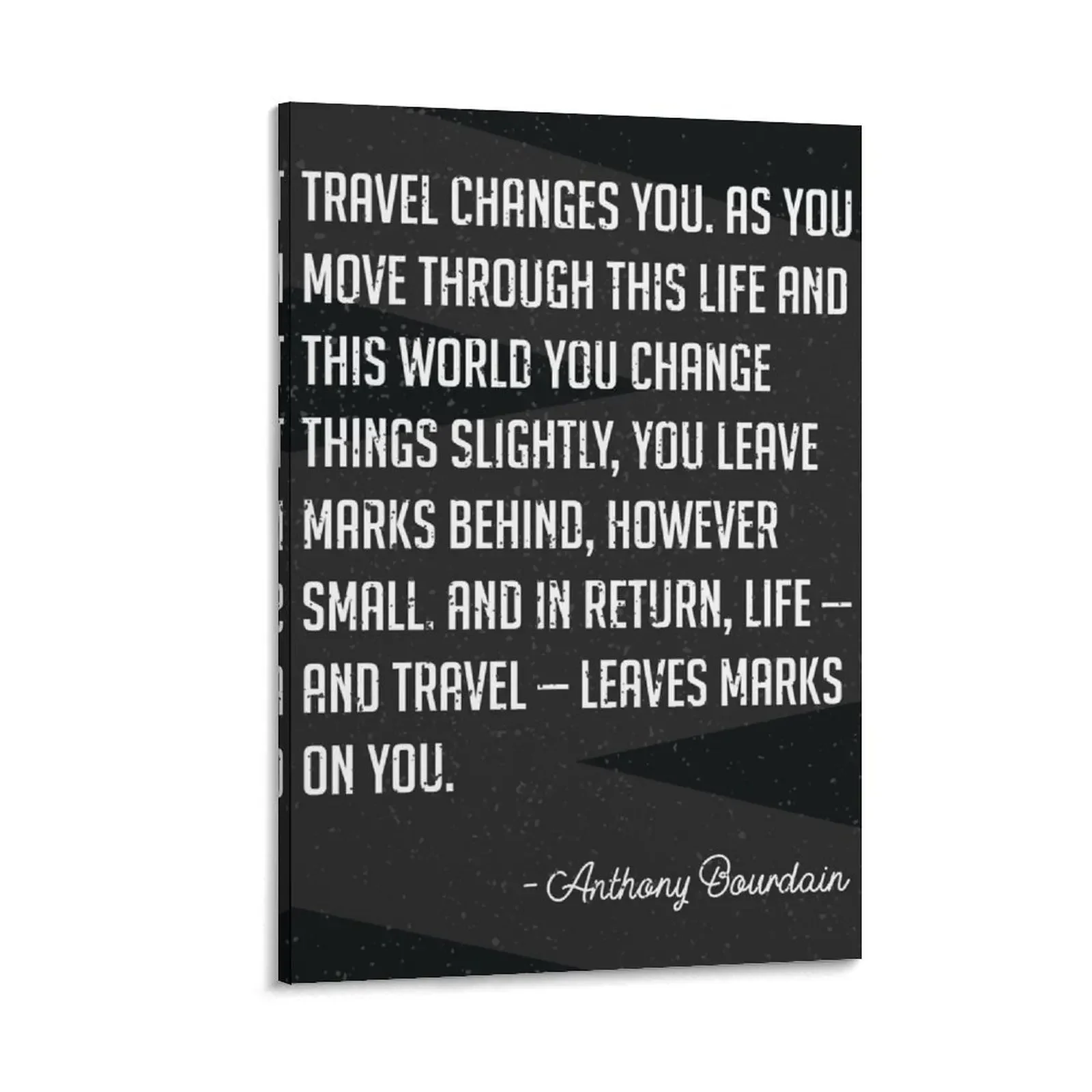 

Anthony Bourdain Travel Quote - Travel Changes You Canvas Painting wallpapers home decor Wall decoration frame