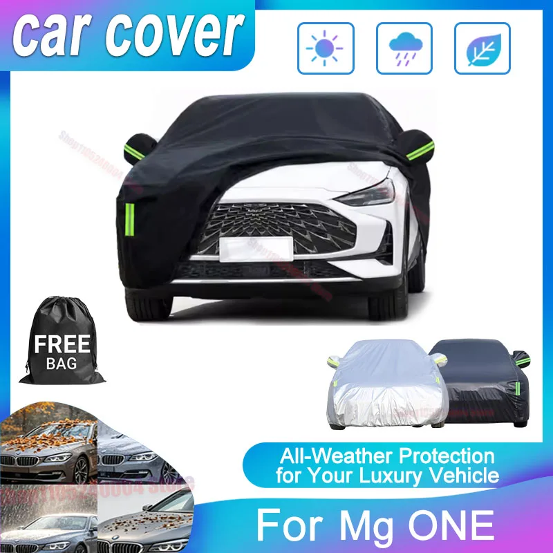 For Mg ONE Oxford Cloth Universal Full Car Cover, Four-Season Outdoor Anti-UV Rain Snow Dust Protection Accessories