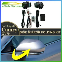 For Toyota Camry XV70 2018-2024 Car Side Mirror Folding Kit Rearview Mirror Folding Motor Engine Electric Power Mirror Fold