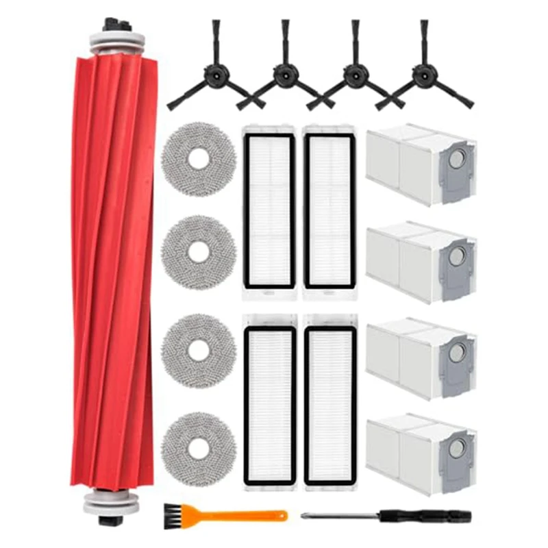 Cepillo de rodillo para Roborock Q Revo/P10, cepillo lateral, filtro de trapo, piezas de repuesto para Robot aspirador, accesorios