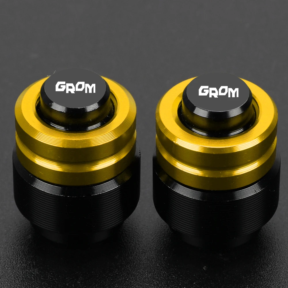 FOR HONDA GROM MSX125 2014-2017 Grom 2023 2022 2021 Motorcycle Tire Valve Stem Caps Cover & Rearview Mirror Plug Hole Screw Cap