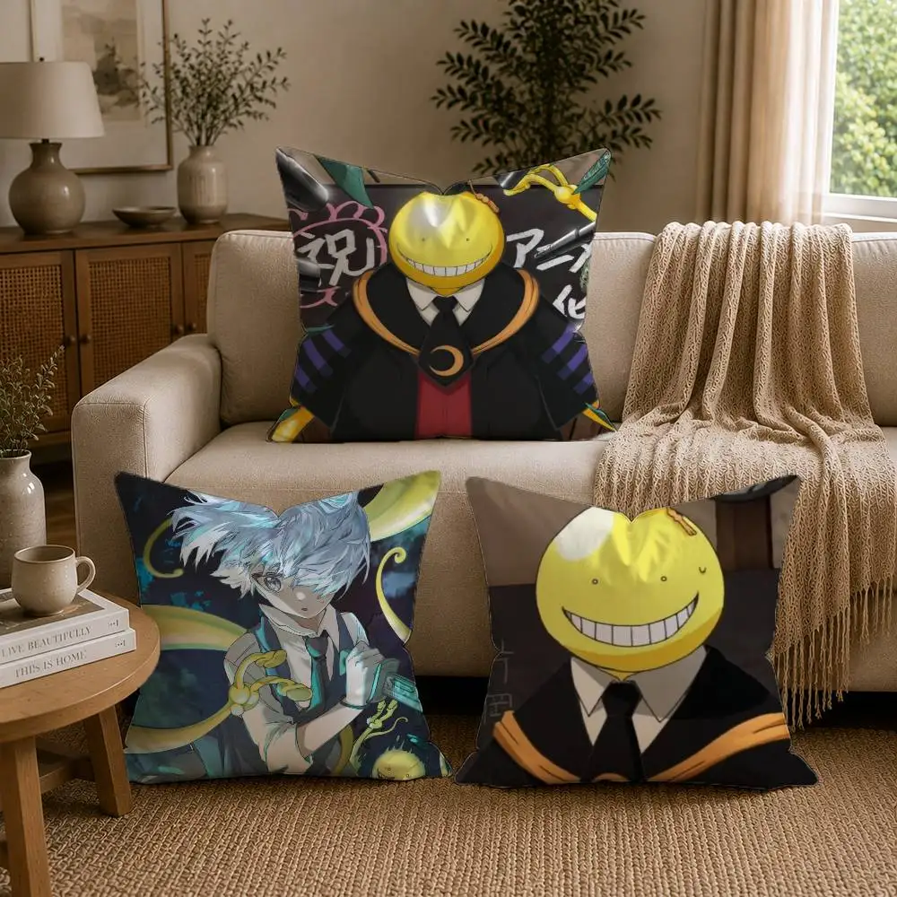 Anime A-Assassination Classroom Pillow Case for Sofa Living Room Home office Decor Protective Cover
