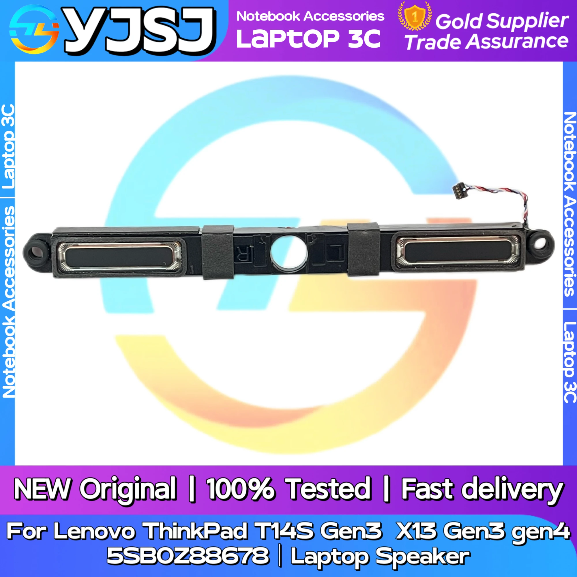 

New Original Laptop Notebook Audio Speaker For Lenovo ThinkPad T14S Gen3 X13 Gen3 gen4 5SB0Z88678 built-in speaker horn audio