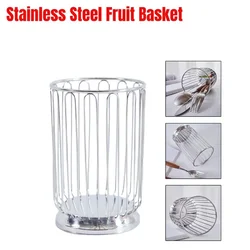 Citrus Wire Fruit Basket Basket Circular Fruit Basket Stainless Steel Decor Circular Fruit Basket Home Storage