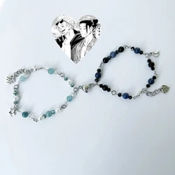 Handmade Gojo & Geto inspired matching bracelets | Y2K Couple Friendship Bracelet | anime 