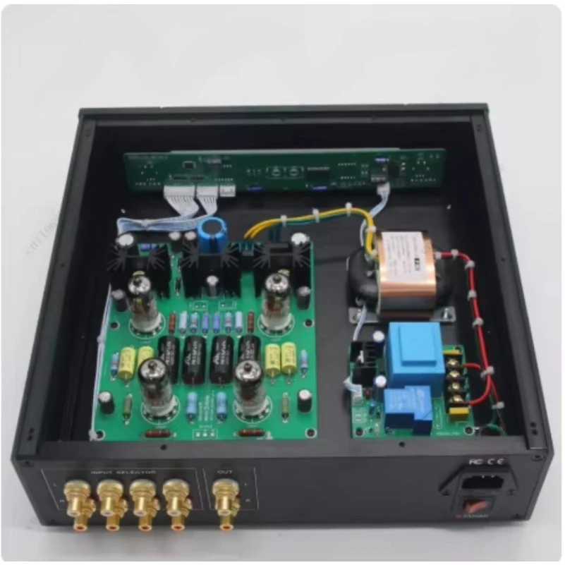 STR12A Reference SLP90 Circuit 12AU7/ECC82 Vacuum Tube Preamplifier HiFi Stereo Remote Control Audio Pre-Amp