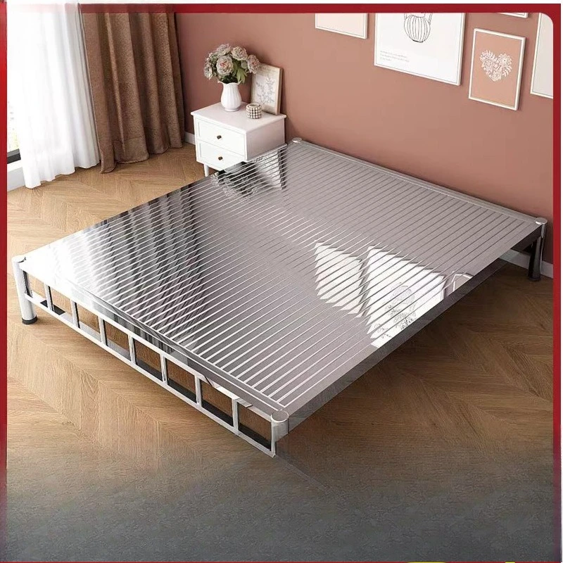 Stainless steel tatami bed double bed frame
