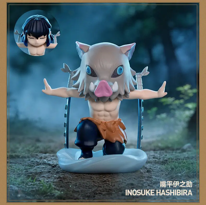 Echte POPMART Demon Slayer Zweite Generation Blind Box Kawaii Battle Anime Figuren Desktop-Ornamente Sammlerstücke Spielzeug Geschenk – Detail 9