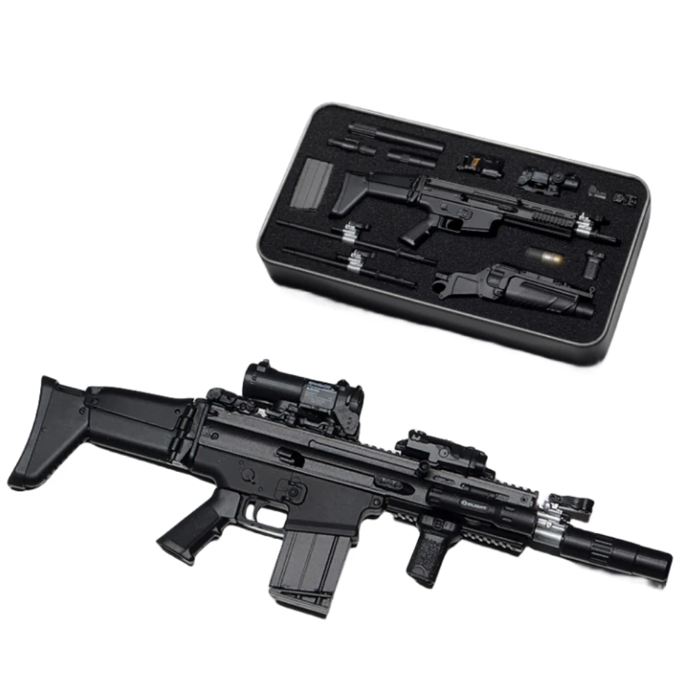 

HiPlay 1/6 Scale Action Figure Accessory: Machine Gun Model For 12-inch Miniature Collectible Figure MK17B