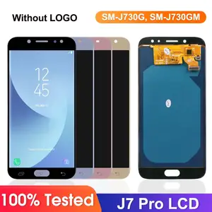 Bilashmart J730 Display Samsung Galaxy J7 Pro 2017 J730 J730G J730GM Lcd Display Digital Touch Screen Assembly Screen Replacement