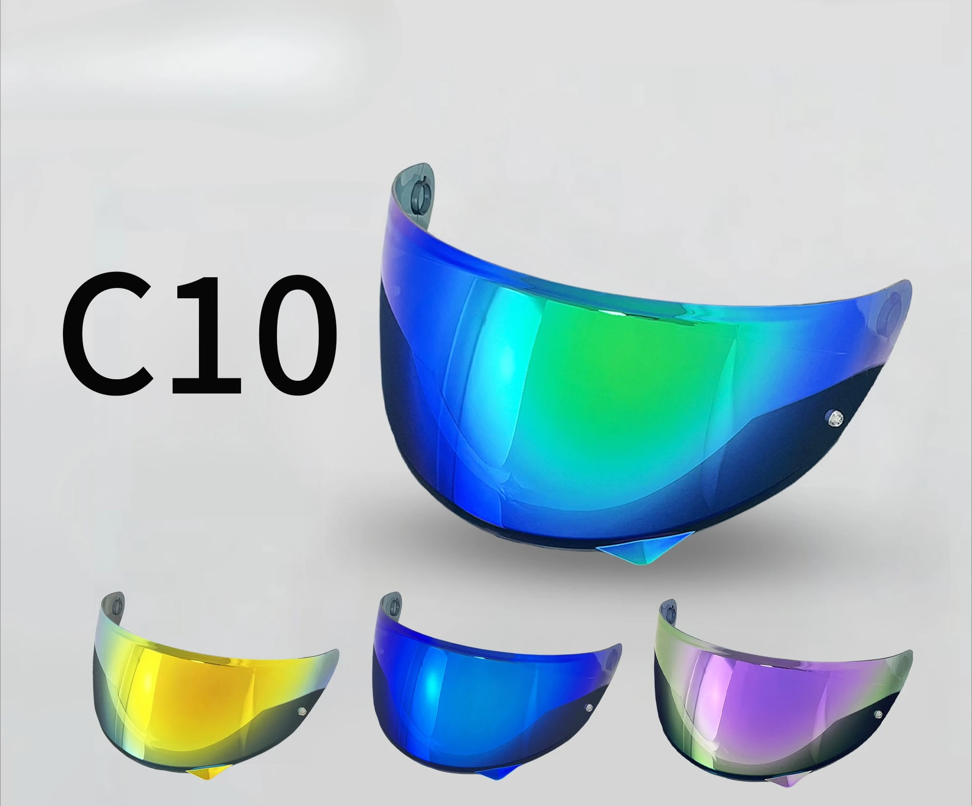 HJ34P Helmet Lens for HJC HJ34P C10 High Definition Windproof and UV Proof Helmet Mirror