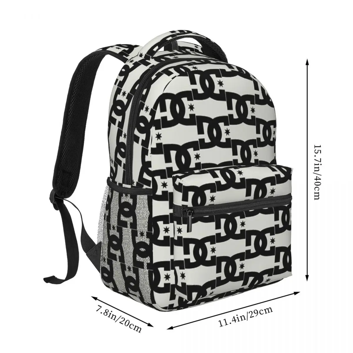 Ken Block Edition New Fashionable Pattern School Bag Print Lightweight Backpack