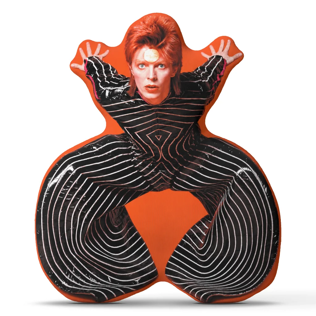 Davids Bowied Shaped Pillow Irregular Stuffed Throw Pillows for Home Decoration