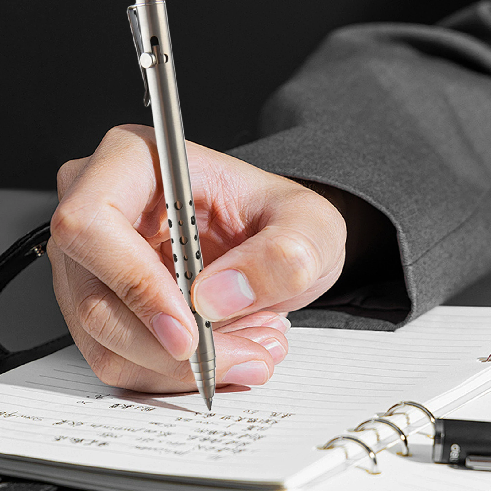 

Тактическая шариковая ручка Bolt Action: износостойкая, миниатюрная, металлическая, портативная, для подписи, для офиса и деловых подарков