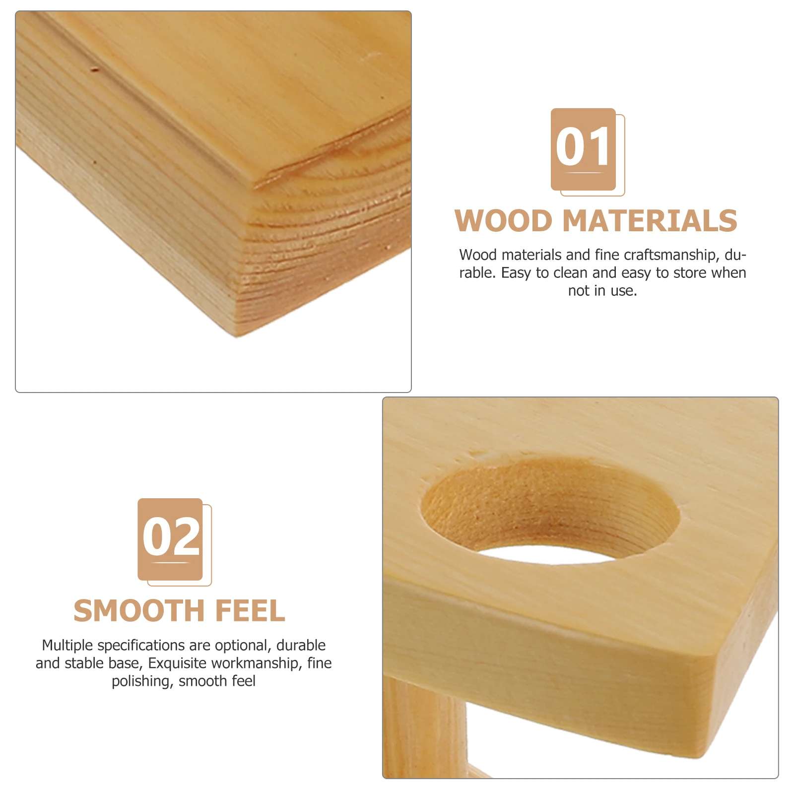 

Подставка для конуса для мороженого из цельного дерева, стеллаж для выставки товаров для суши, удобное хранение, натуральная отделка, вечерние, свадебный декор, сервер для десертов