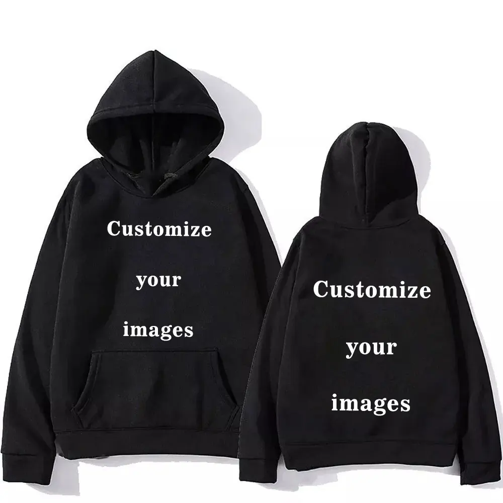 Warming and Thickening Woman Man Hoodie Customized Logo Personalized Hoodie Student Casual Custom Printed Text DIY Hoodie