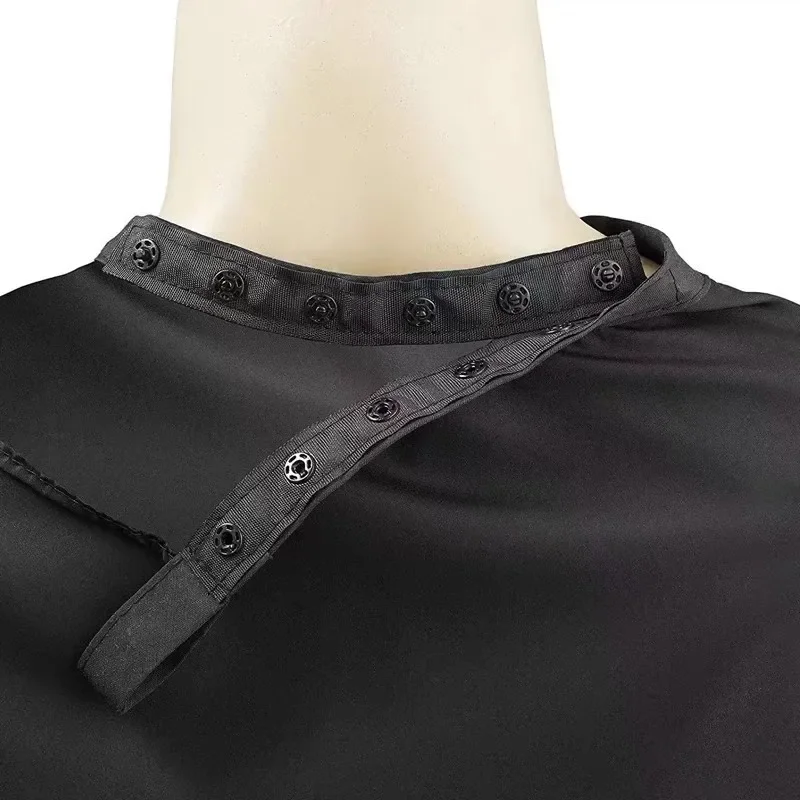 Nueva capa de corte de pelo profesional salón de peluquería bata de tela peluquero negro impermeable delantal de peluquería capas de corte de pelo