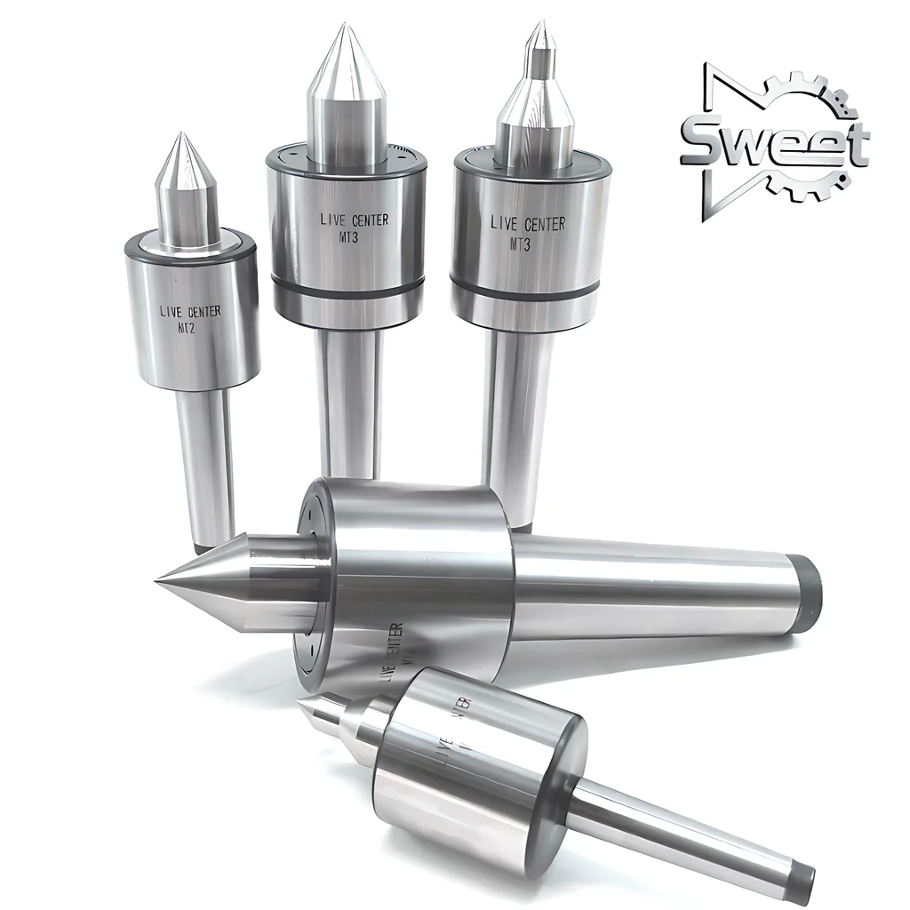 Pusat Putar MT1, MT2, MT3, Mesin Bubut Baja MT4, Alat Lancip Pusat Bergerak, Mesin Bubut Kayu, Pusat Penggilingan Putar Waktu Nyata CNC