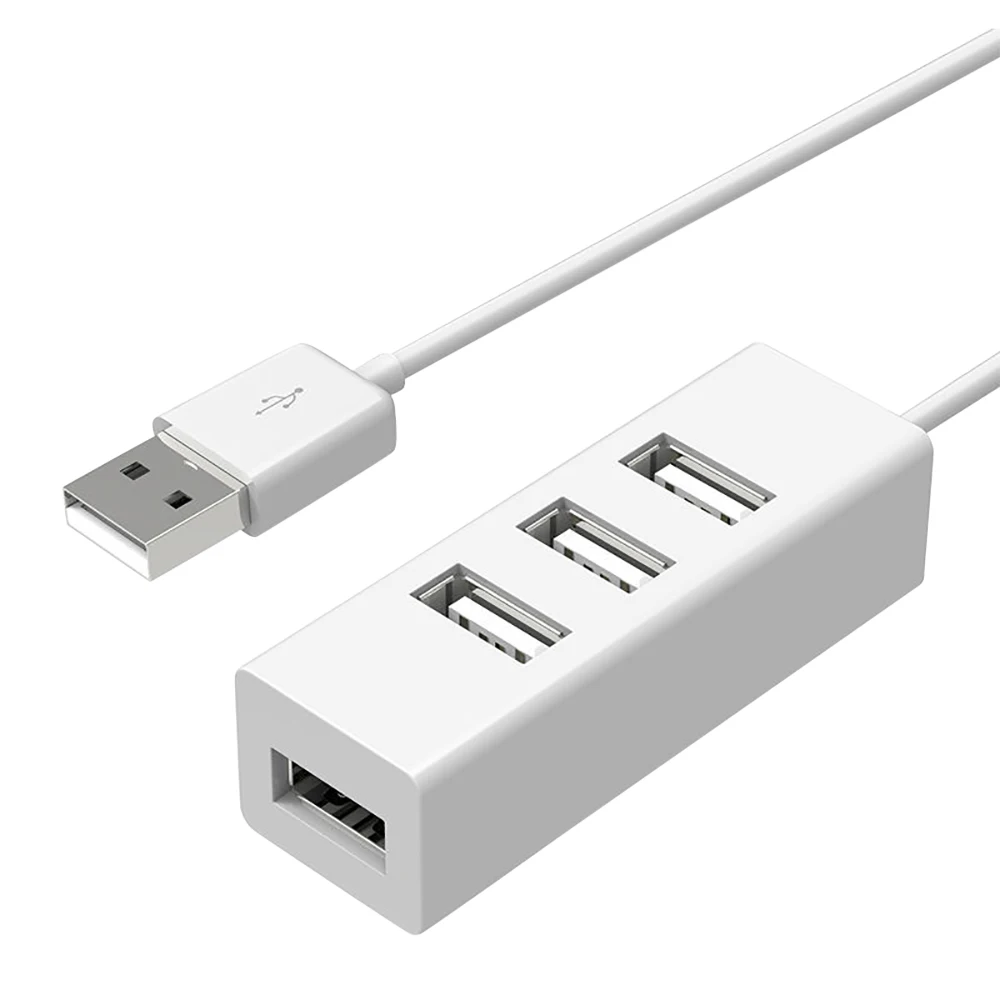 Hub Adapter USB Hub Mini USB 2.0 4-Port Splitter For PC Laptop Notebook Receiver Computer Peripherals Accessories