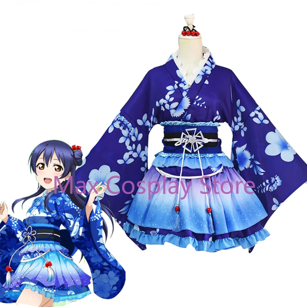 Max Cosplay  Kimono Yazawa Nico Cosplay Costumes For Woman Girl Sonoda Umi Nishikino Maki Honoka Kosaka Honoka LL