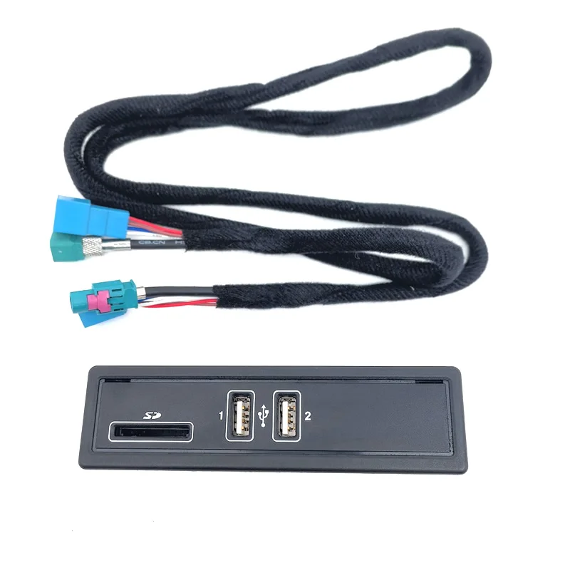 USB Port Socket Card Reader Wire for Mercedes-Benz W205 W213 W253 C180 C260 GLC200 Auxiliary USB Socket Replace A2058200226/126