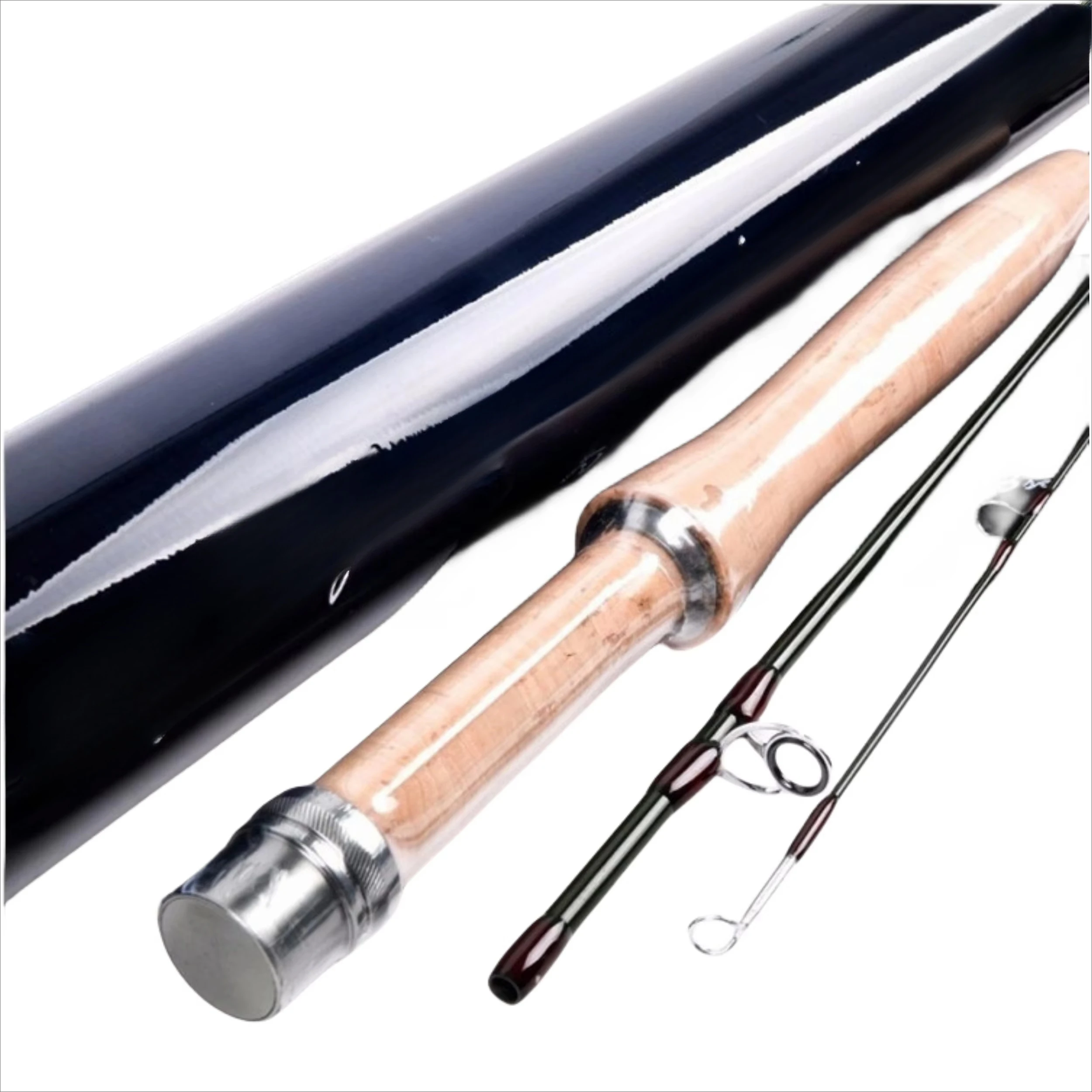 

New 2.5m 3m 2.3m Fly Fishing Carbon Barrel Cocked Stream Rod Skyhigh White Stripe Horsemouth Fly Fishing Rod Light