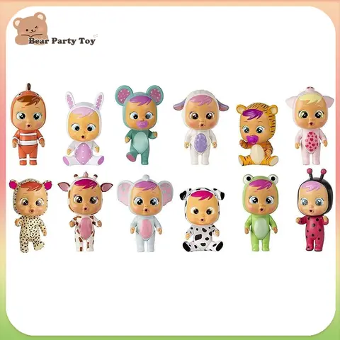 Genuine Cry Babies Magic Tears Series Blind Box Crying Doll Surprise Model Girl Play House Toys Collection Decoration Toy Gifts