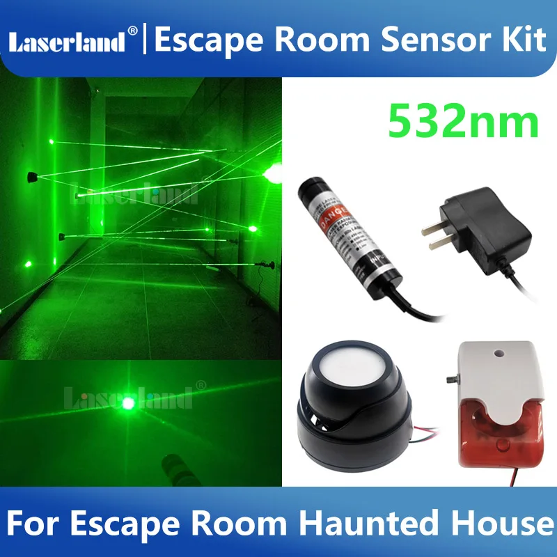 

Photosensitive Sensor Obstacle Detector for Escape Room Haunted House Maze Anti-theft Alarm System