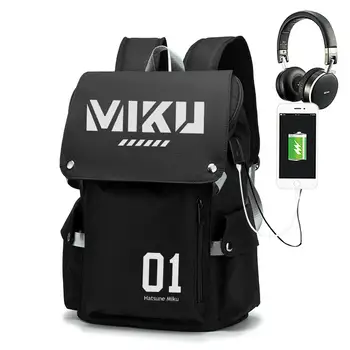 初音未來聯名動漫書包 男生國中生大容量小學生背包 高中生禮 6 最佳銷售 初音未來背包 - №5